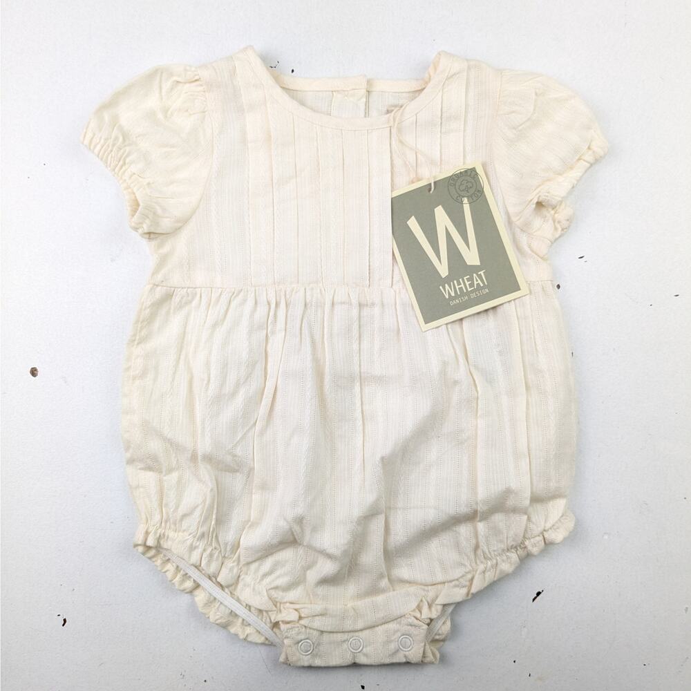 Wheat Cream Victoria Romper Size 3-6 Months
